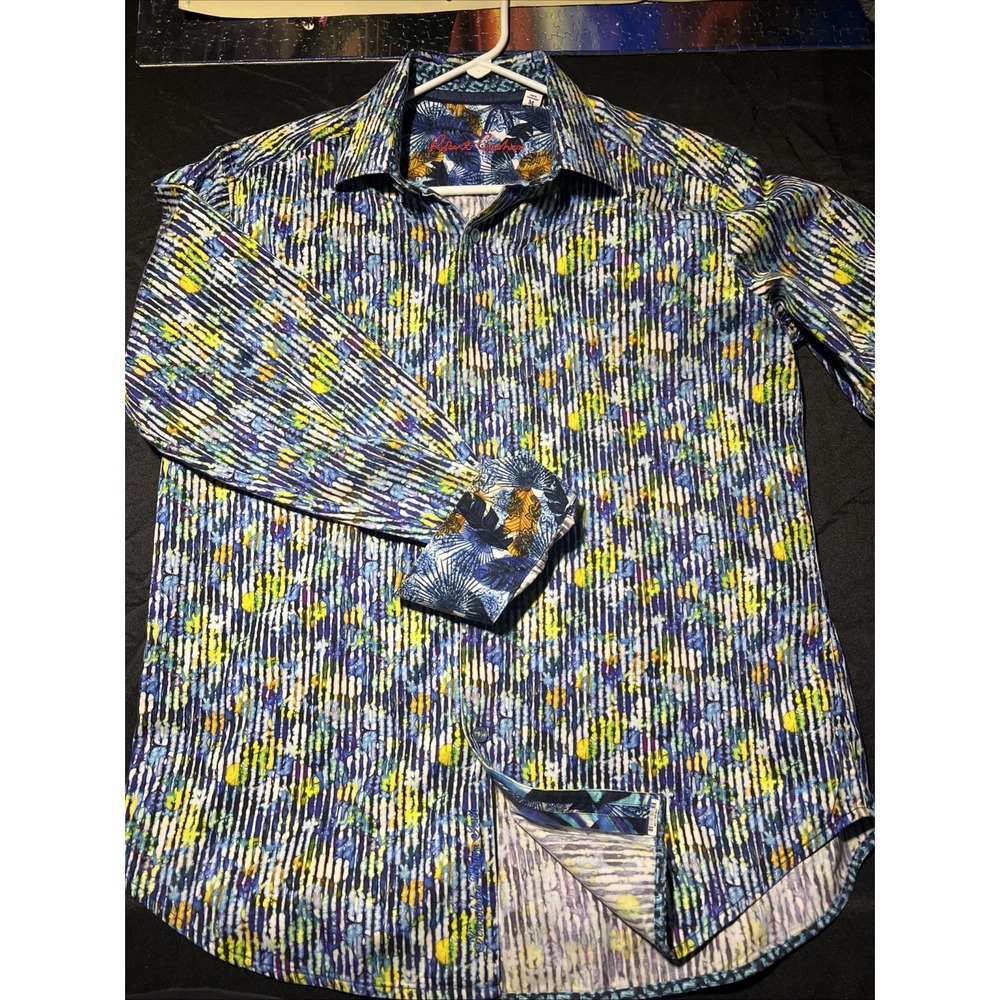 Robert Graham Men's Classic Fit Long Sleeve Shirt Multicolor, Casual, Button-Up - Picture 1 of 4